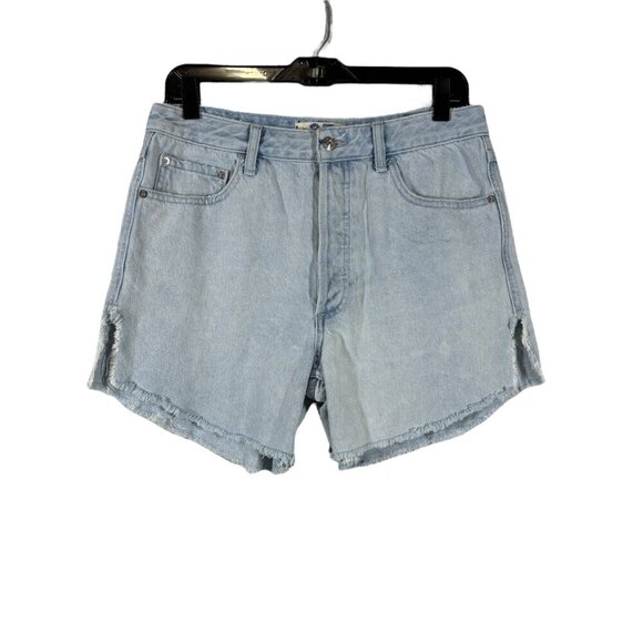 We The Free - Free People Raw Hem 5" Inseam Jean Shorts Women's Waist Size 27 - Picture 1 of 8